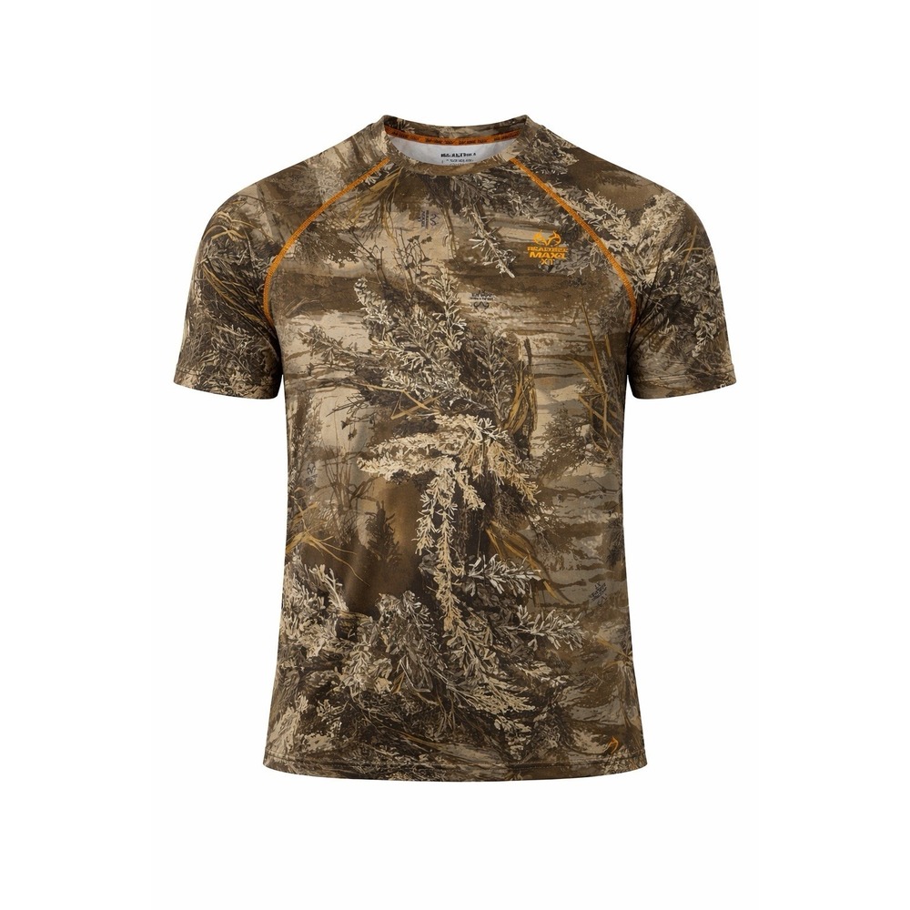 RealTree-Max 1 XT, Dry More Tech, Camouflage, Hunting, Short Sleeve, Shirt. Sz-L
